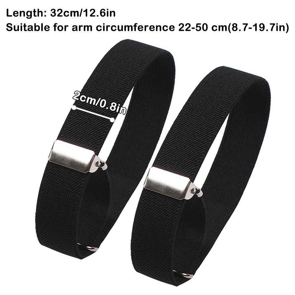 Men Accessories Wedding - قطعتان من أربطة الأكمام المرنة القابلة