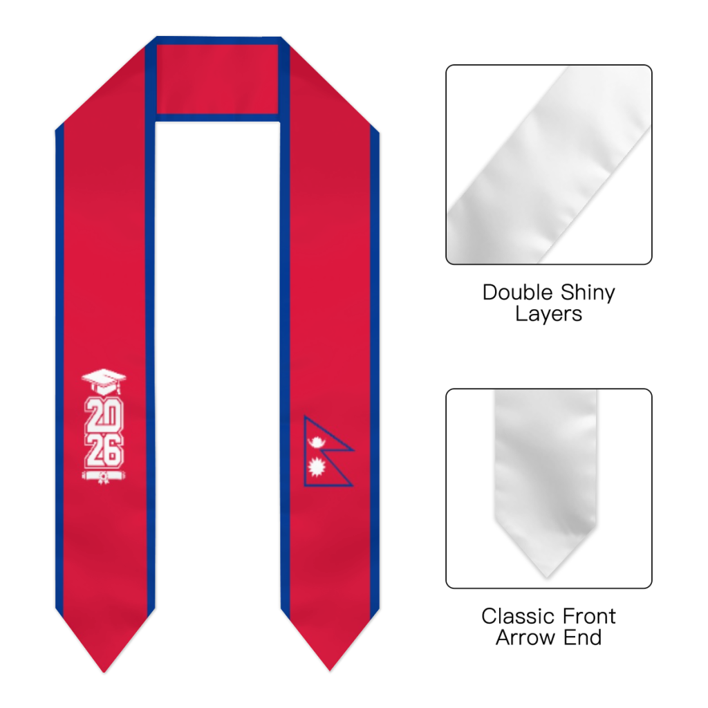 وشاح تخرج علم نيبال لدفعة 2026 - مراجعة Men Accessories Nepal وسعره