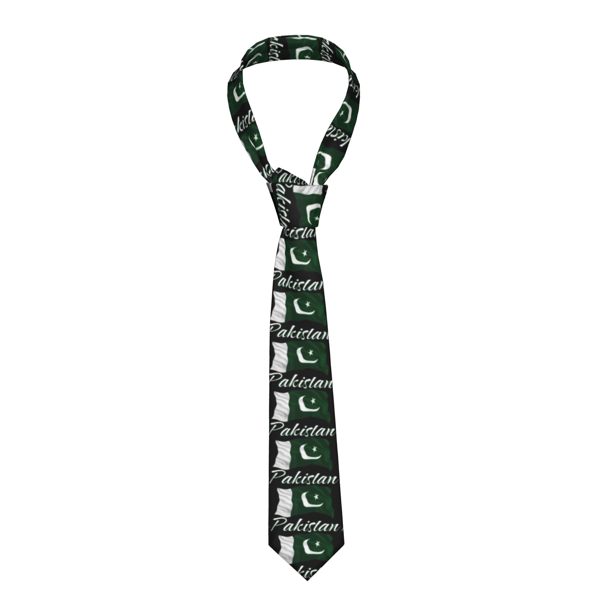 ربطة عنق رجالية بتصميم علم باك - مراجعة Men Accessories In Pakistan وسعره