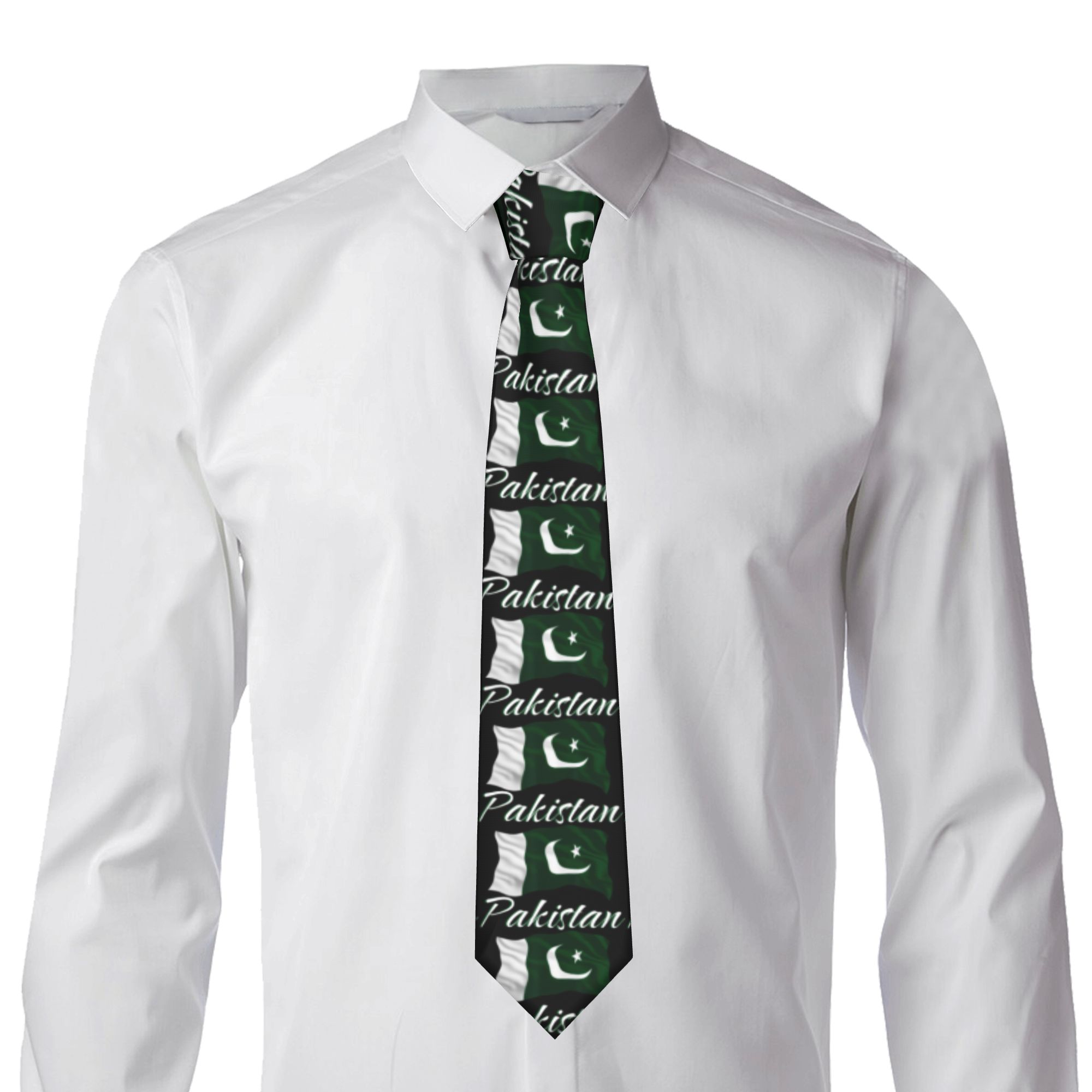 ربطة عنق رجالية بتصميم علم باك - مراجعة Men Accessories In Pakistan وسعره